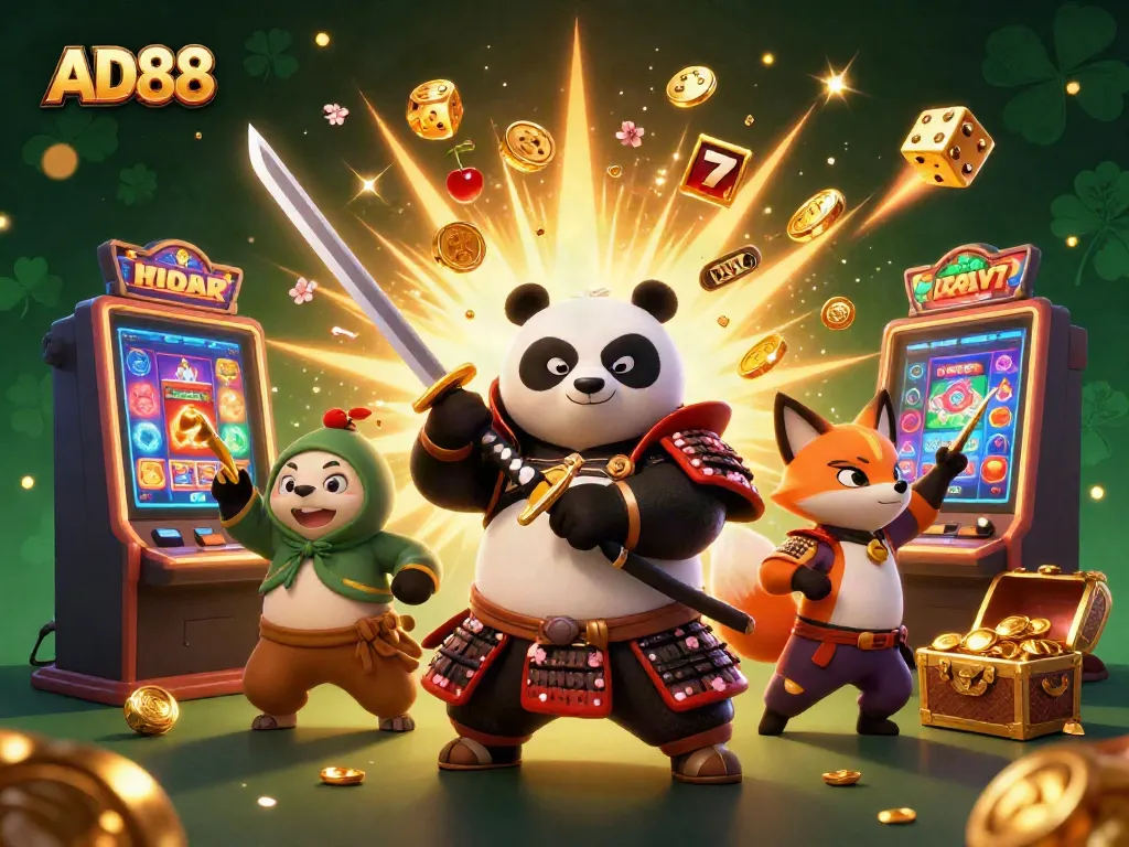 Experience excitement at AD88 with energetic 3D casino characters and thrilling jackpot elements.