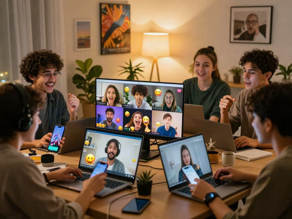 Interactive users enjoying an engaging nsfw chat experience in a vibrant online room.
