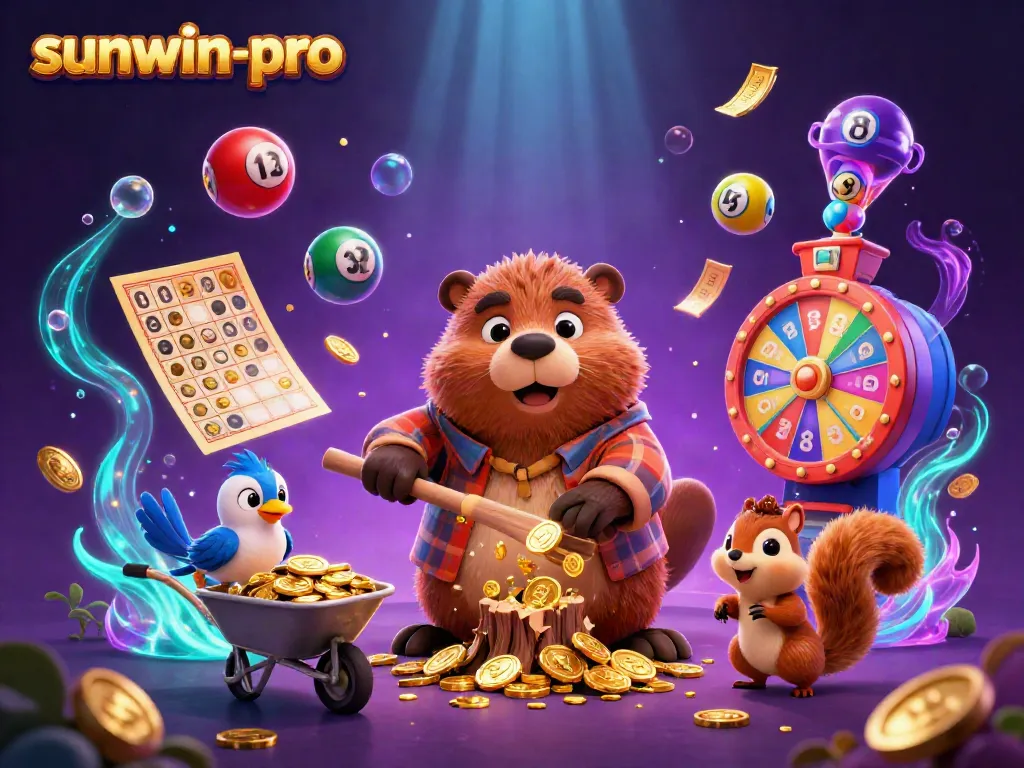 Experience the excitement of gambling with sunwin-pro's interactive casino adventure featuring iconic characters.