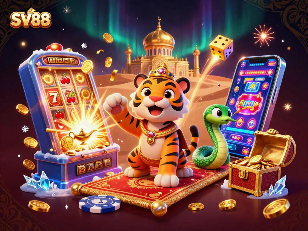 Experience thrilling excitement with SV88's jackpot slots and vibrant casino games.