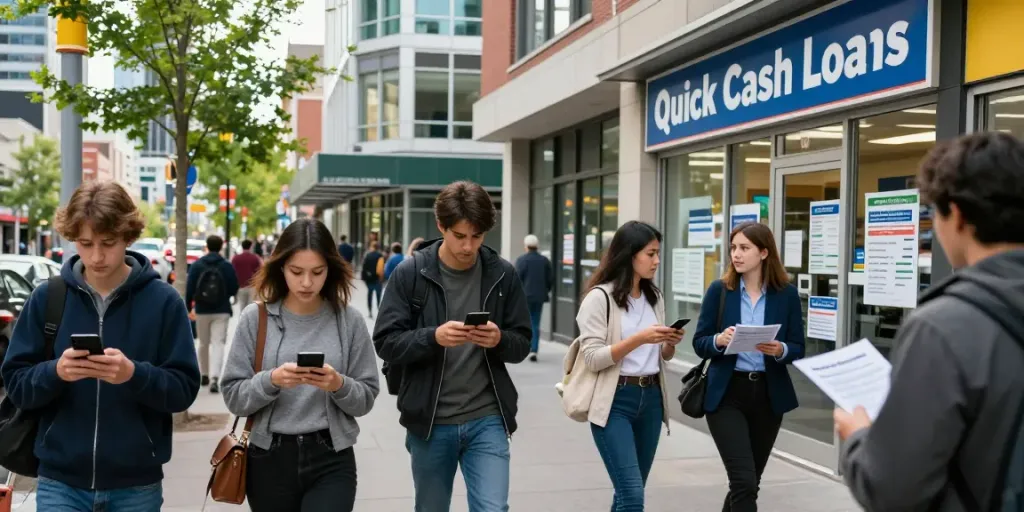 Calgary payday loan scene showcasing quick loan services and community engagement at https://calgary.paydayloans-on.ca/.