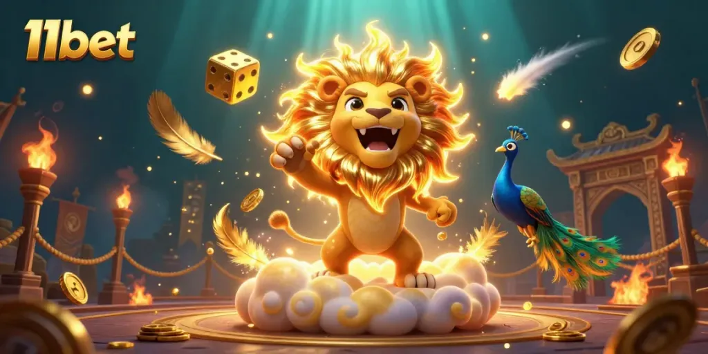 Bet big with 11bet's thrilling games and vibrant winning atmosphere, capturing excitement!