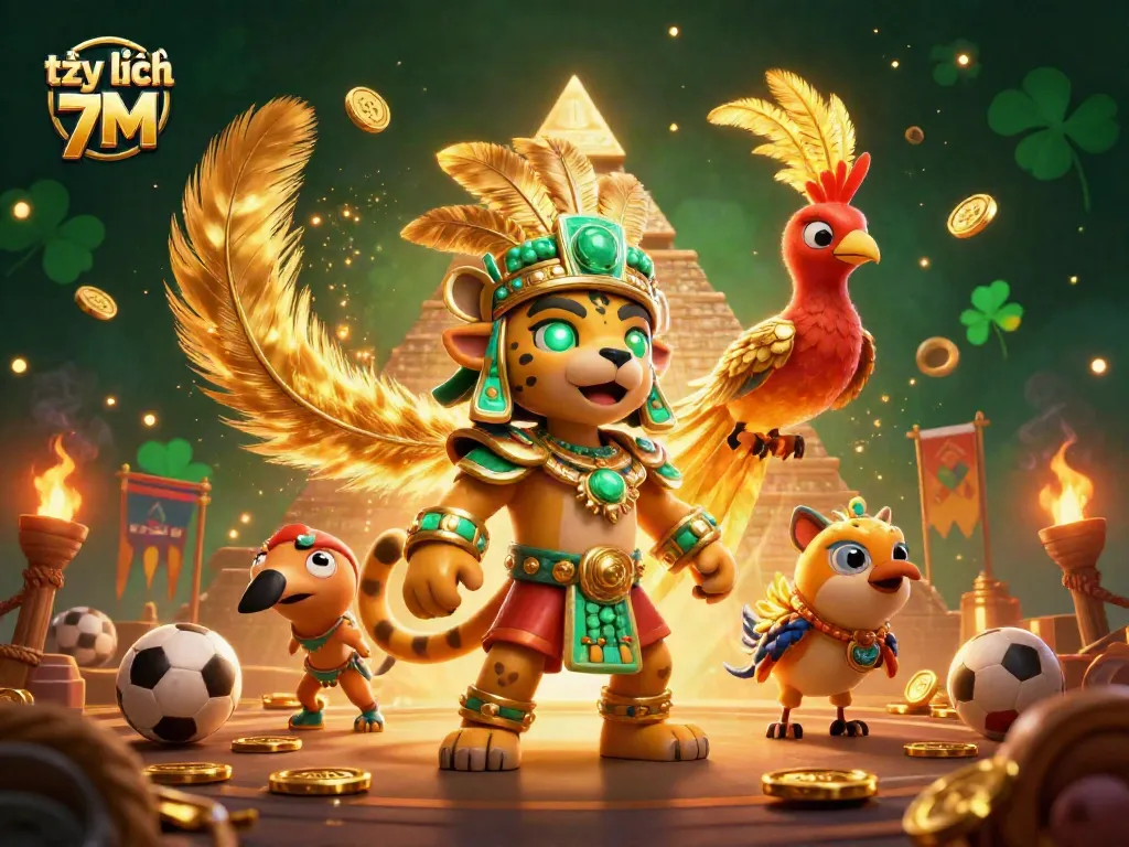Engage with tỷ lệ 7M for dynamic sports betting experiences amid vivid 3D elements.