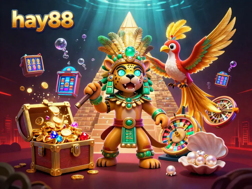 Engage in thrilling slots at hay88 while surrounded by dazzling treasures and dynamic gameplay elements.