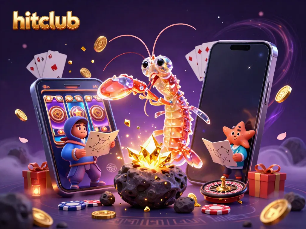 Experience the thrill of hitclub as a galactic samurai bursts through an asteroid, revealing treasures in a vibrant casino universe.