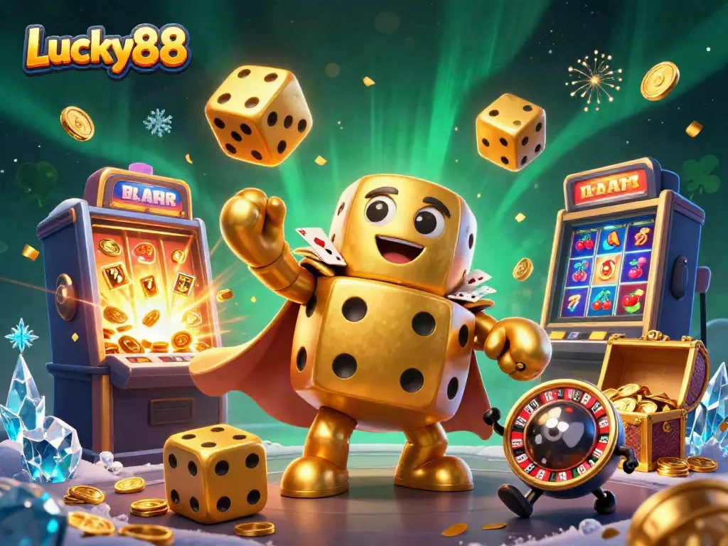 Experience thrilling wins with Lucky88's casino games featuring fun characters and jackpot excitement.