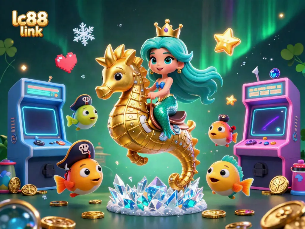 Experience the excitement of the lc88 link gaming world with vibrant casino elements and characters.